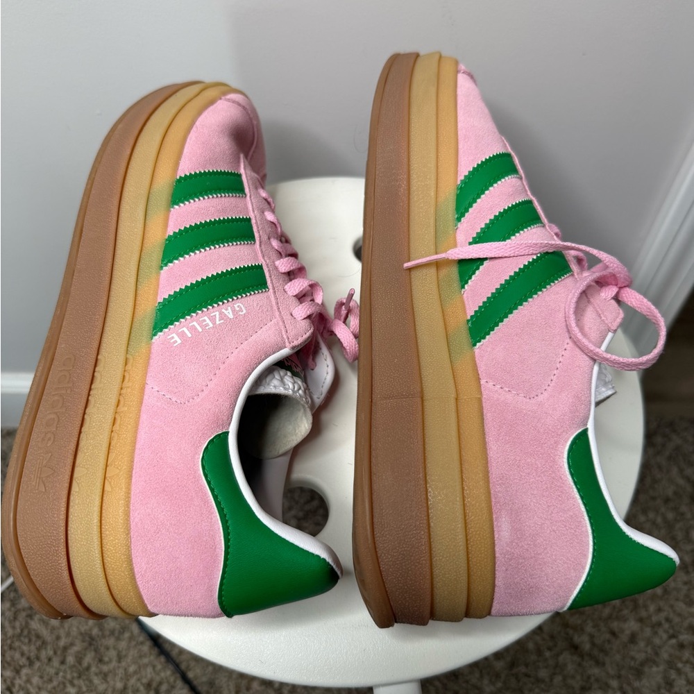 Adidas Women’s Gazelle Platform - Size 10 - Picture 4 of 6